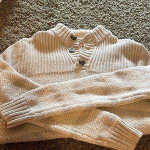 Cat and Jack Heather Oatmeal Sweater L 12/14